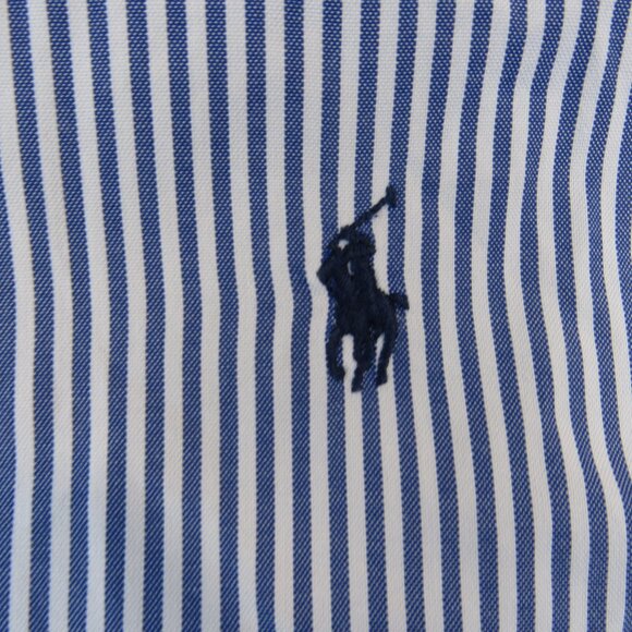 Ralph Lauren Shirt Long Sleeve Men's Size 16 1/2 34/35 Button Down Striped - Picture 2 of 8